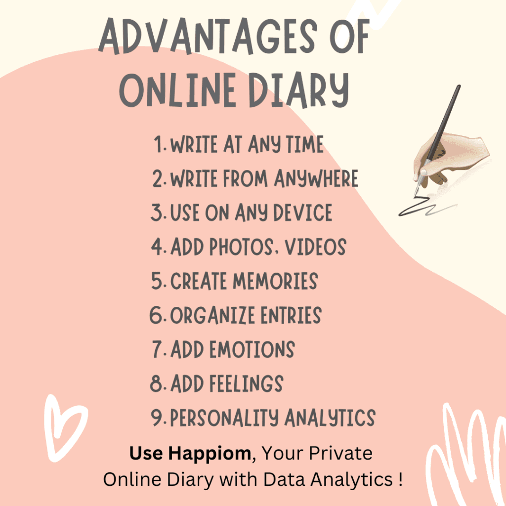 advantages of writing diary