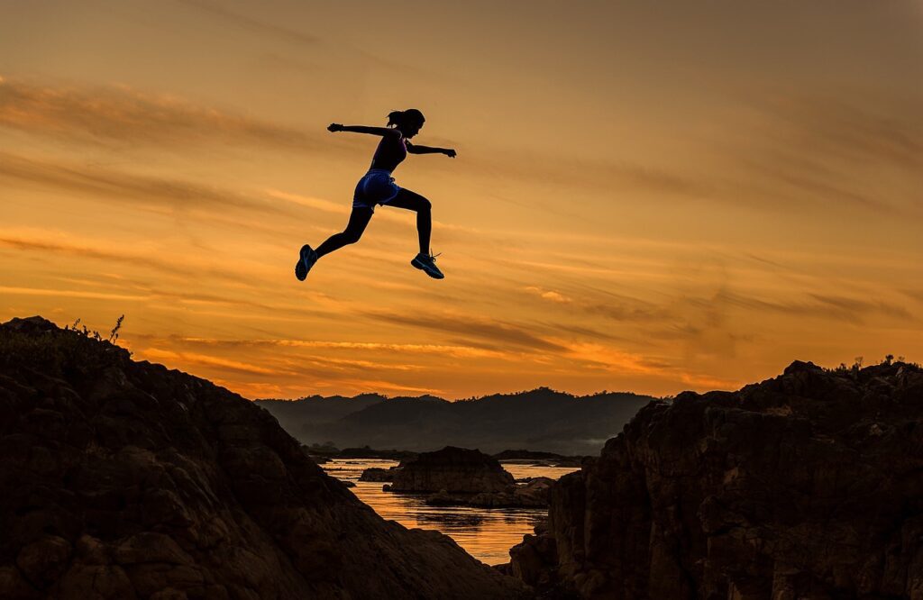 image showing self improvement and success
