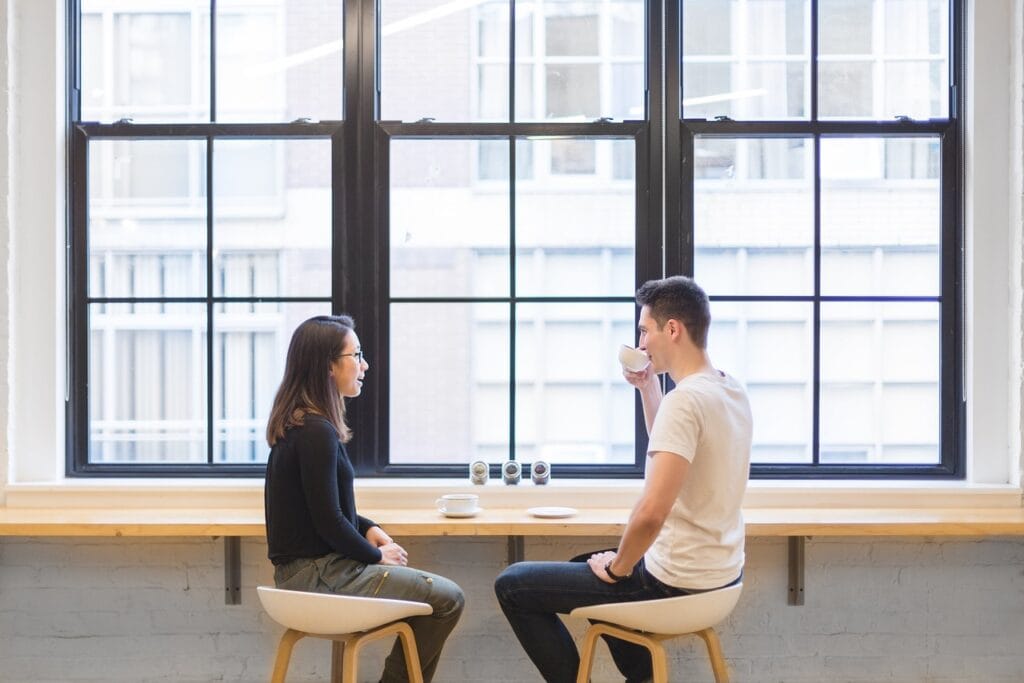image showing a girl asking for feedback