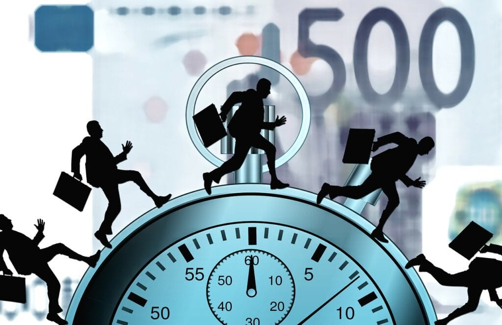 image showing how time runs so fast in life