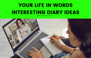 list of 10 diary writing ideas with interesting examples or essays