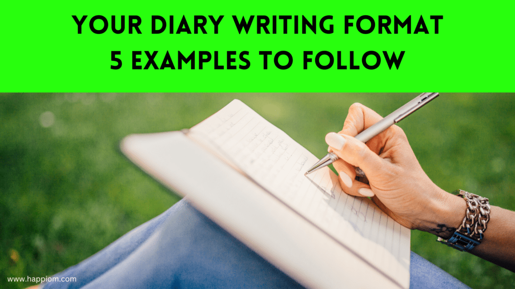 writing format examples or templates