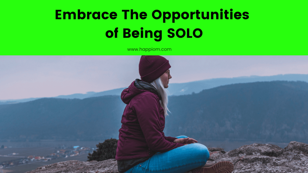 image showing a person enjoying the time being SOLO