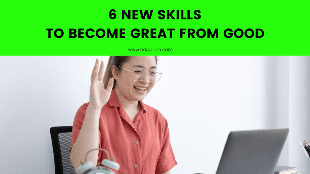 image showing a person working to improve themselves by learning new skills