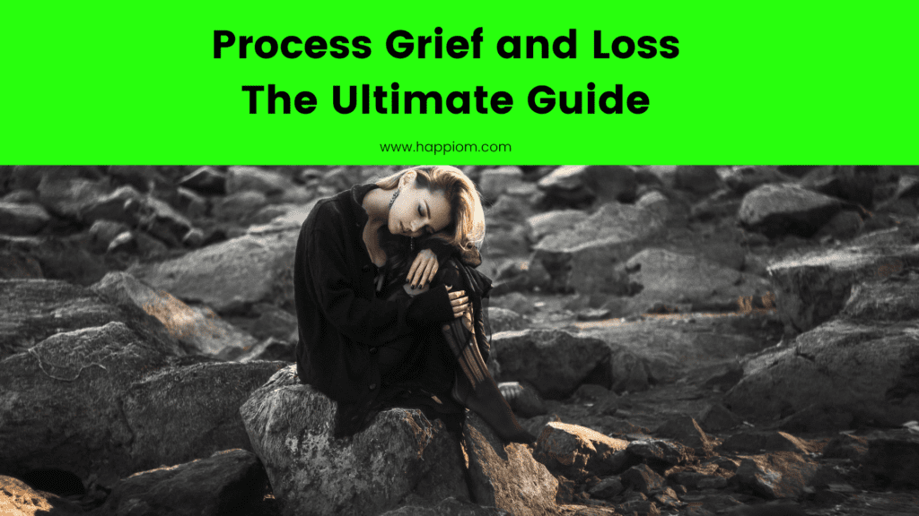 image showing a person with deep loss & grief in life looking for the process to recovery from it through writing