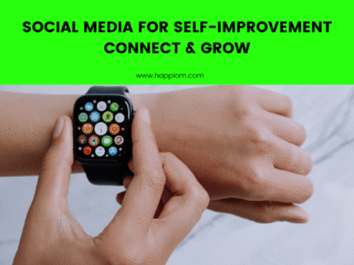 image showing social media as a tool for self-improvement in life
