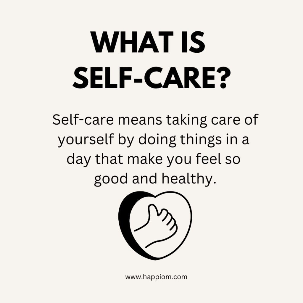 image explaining the meaning of self-care