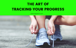 image showing an example of a person preparing to reach their goal of doing exercise or running