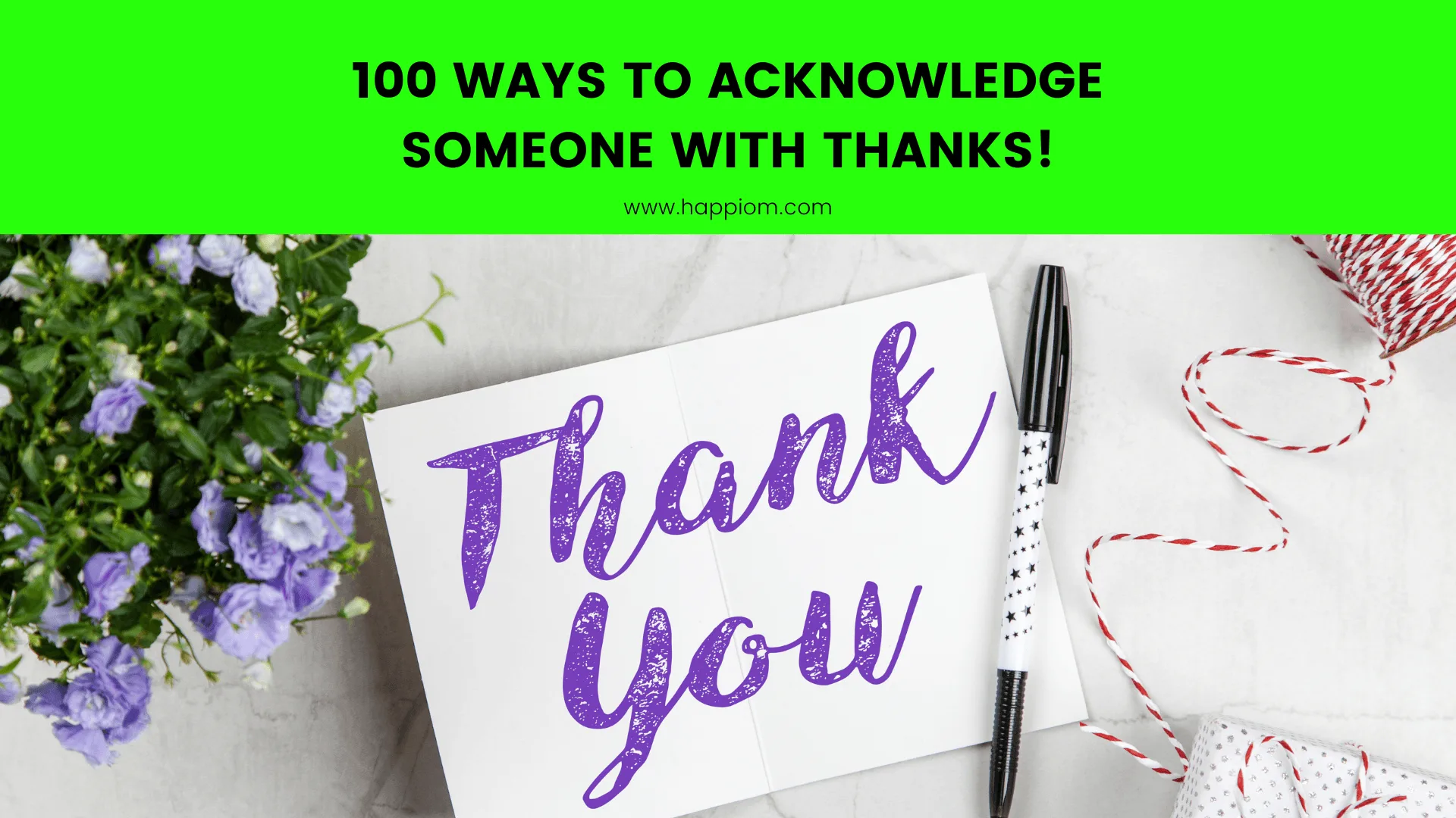 here are the different ways to say thank you to someone!