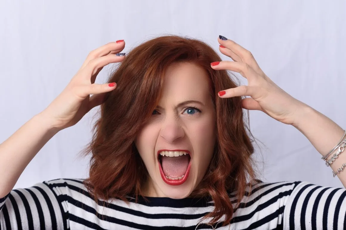 angry person