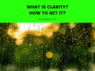 what is clarity?