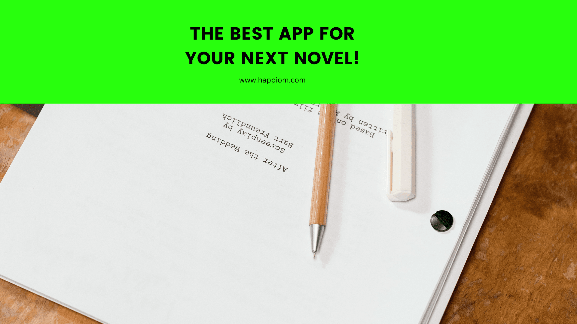 best novel writing app for free