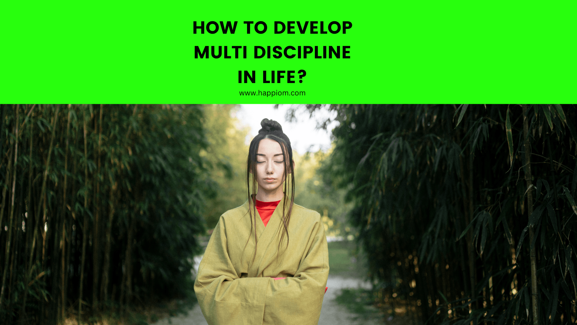 how to develop discipline
