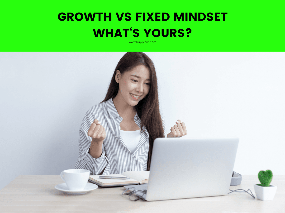 image showing a person with positive and growth mindset