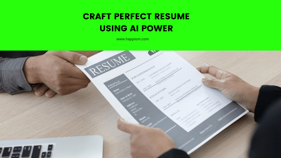 एआई का उपयोग करके रिज्यूमे लिखें