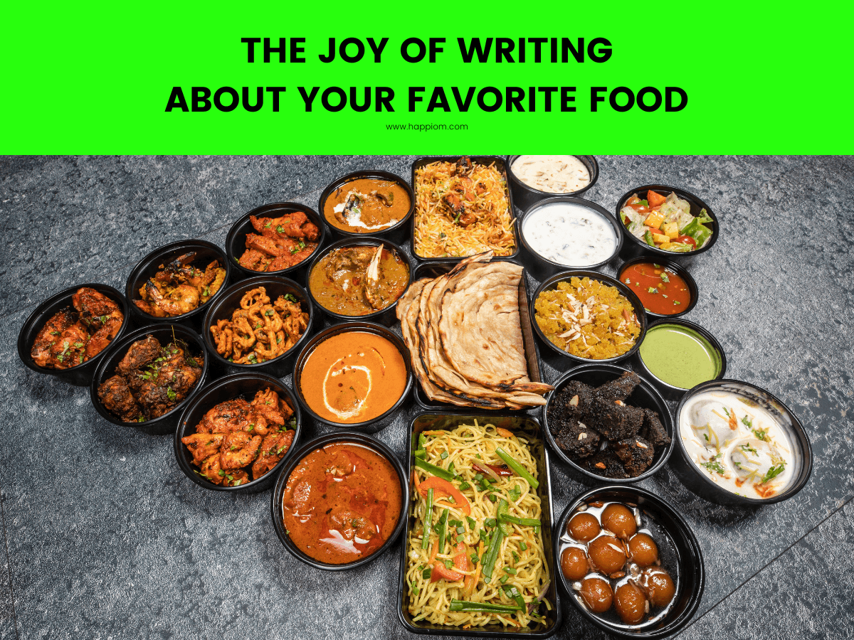 writing about your favorite food