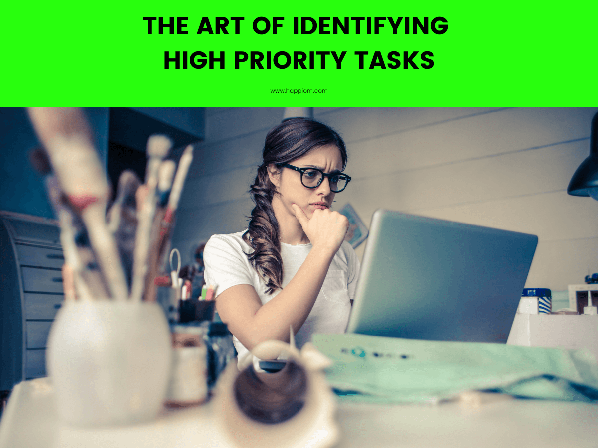 how to identify and focus on high priority tasks