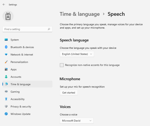 windows speech to text built-in app