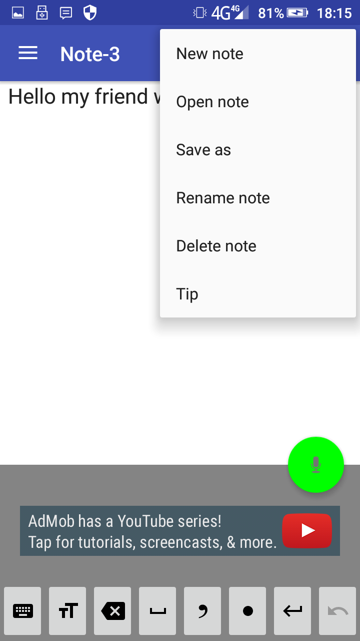 voice notebook app
