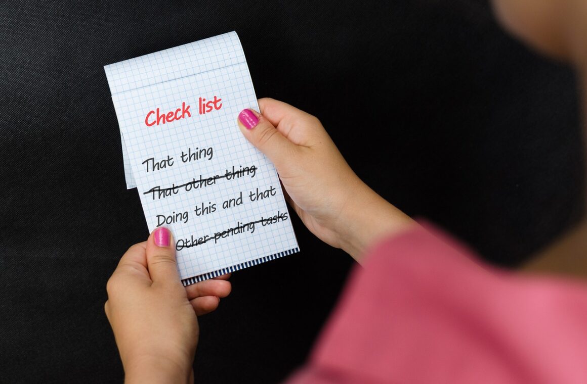 image showing a checklist