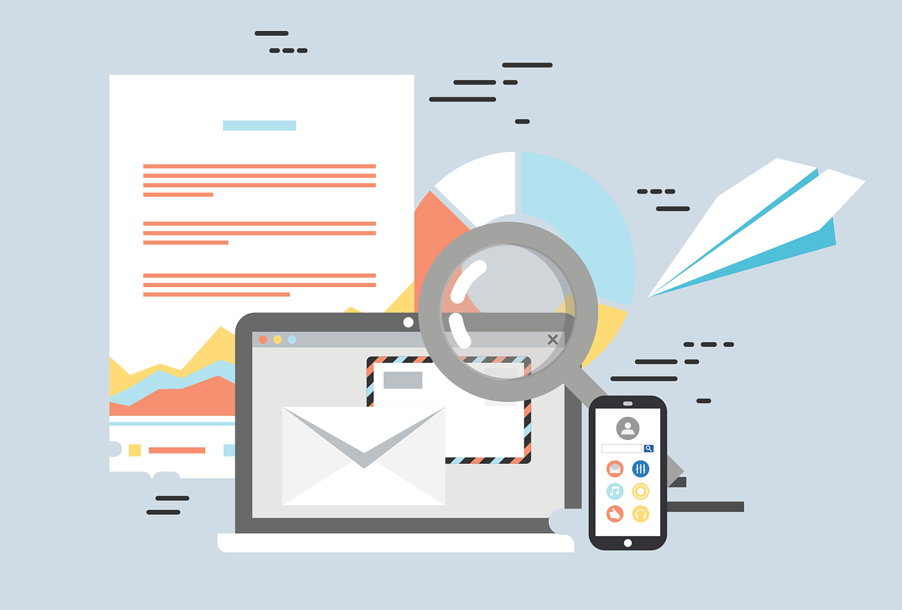 illustration on email writing