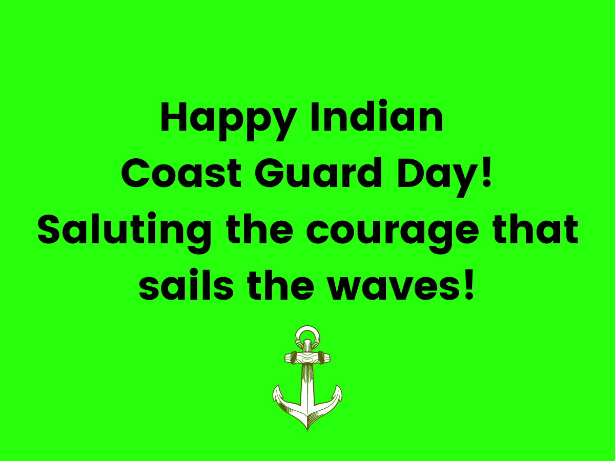 Indian Coast Guard Day