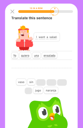 duolingo इंग्रजी ॲप