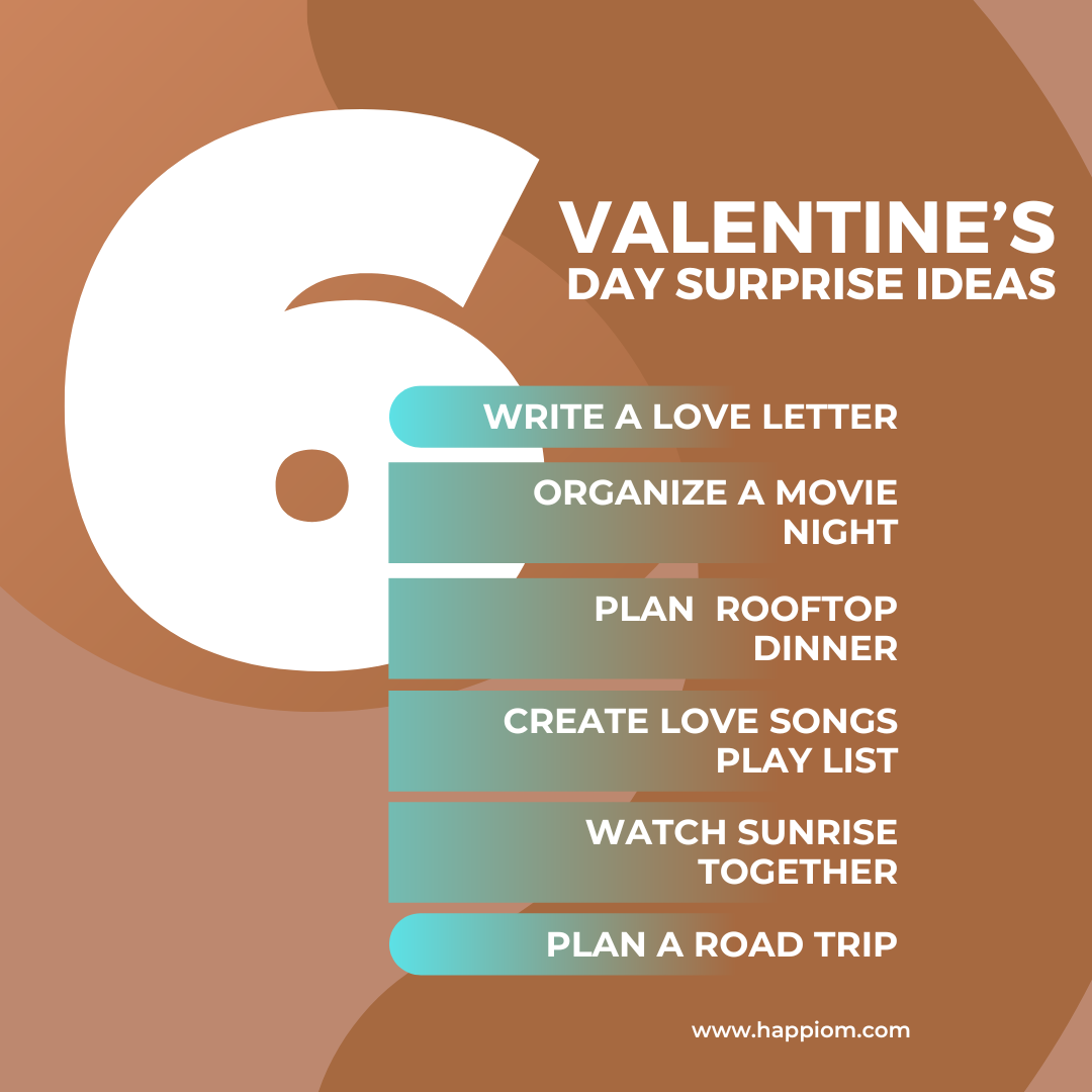 list of valentines day surprise ideas