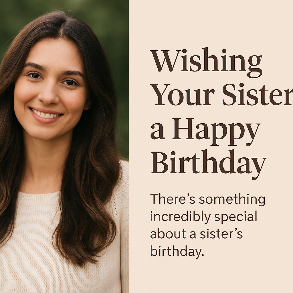 happy birthday sister