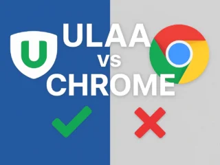 ulaa vs chrome browser comparison